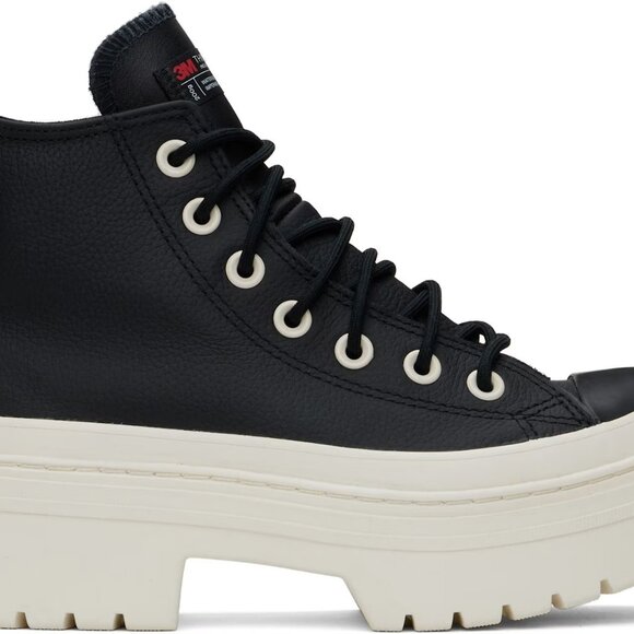 Converse Women’s CTAS Lugged Heel Waterproof Platform Shoes A12328C Black Size 7 - Picture 15 of 15